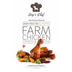 DOG’S CHEF Farm Chicken for ALL PUPPIES 15 kg