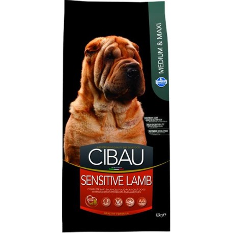 CIBAU dog medium&maxi sensitive lamb&rice 12 kg