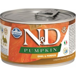 Farmina N&D dog PUMPKIN & quail konzerva pre psy 140 g