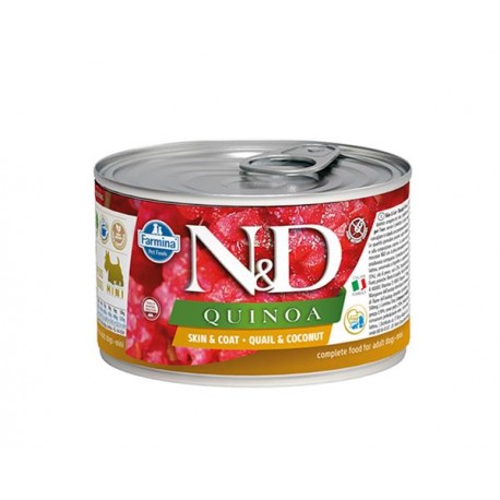 Farmina N&D dog QUINOA quail & coconut konzerva pre psy 140 g