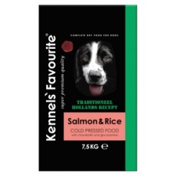 KENNELS FAVOURITE COLD PRESSED SALMON & RICE 7,5 KG