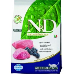 Farmina N&D cat GF adult lamb&blueberry 0,3 kg