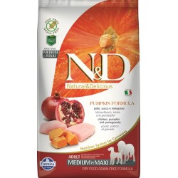 Farmina N&D dog PUMPKIN (GF) adult medium & maxi, chicken & pomegranate 12 kg