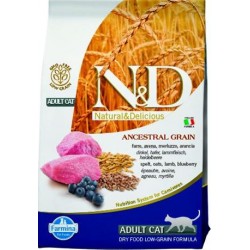 Farmina N&D cat AG adult, lamb, spelt, oats & blueberry 1,5 kg