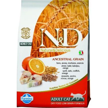 Farmina N&D cat LG adult codfish&orange 0,3 kg